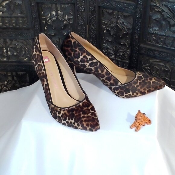 Elaine Turner, Leopard Print, Size 7 Womens Pumps - Picture 1 of 8